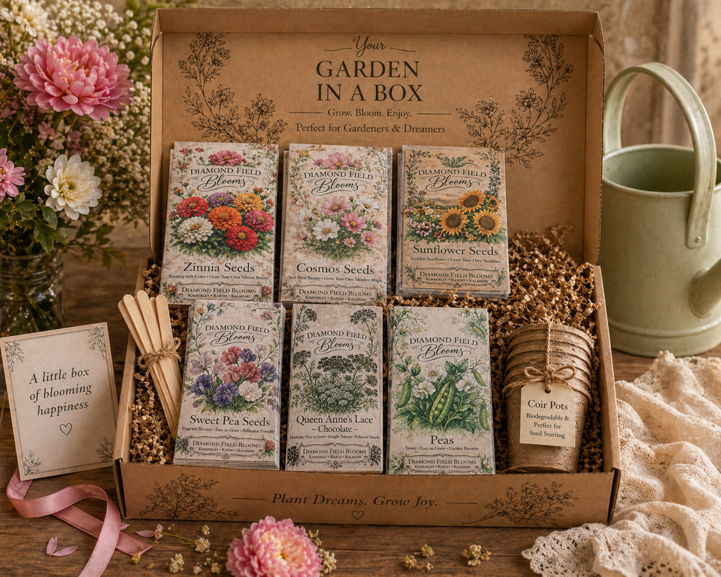 Gardening & Decor Supplies | Diamond Field Blooms