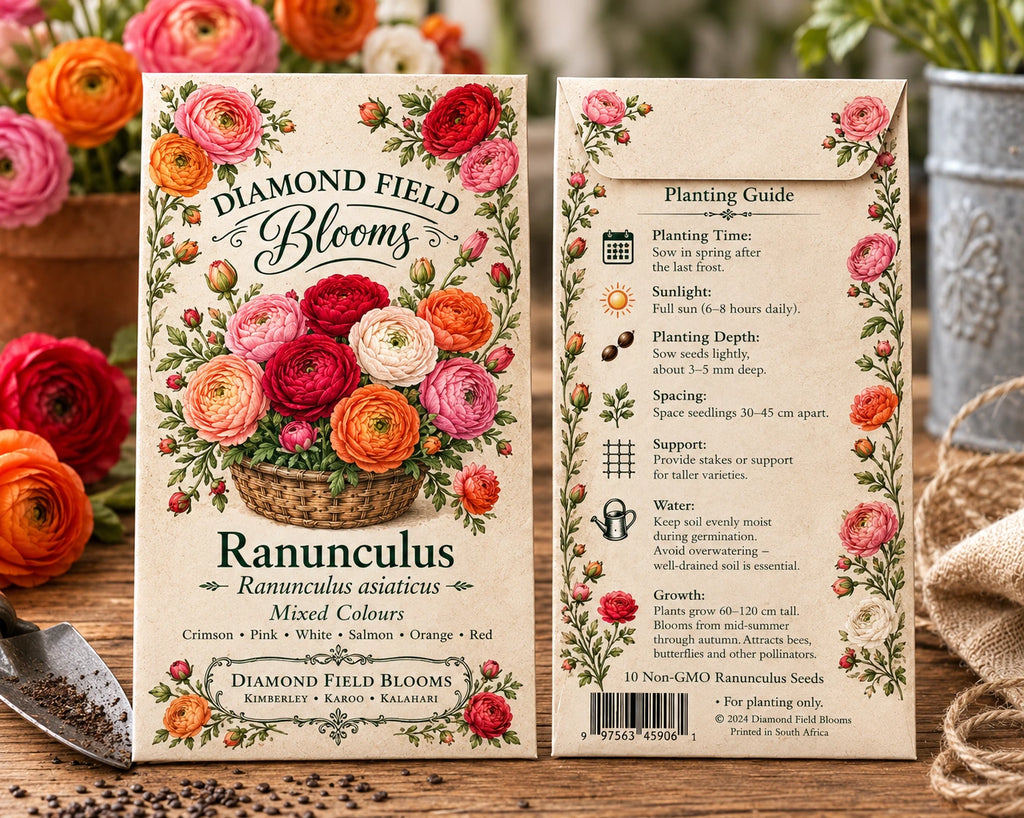 Ranunculus Seeds – Mixed Colours