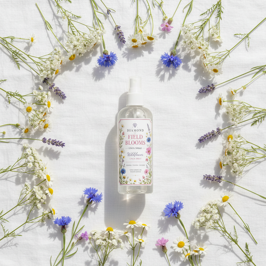 Botanical flat lay