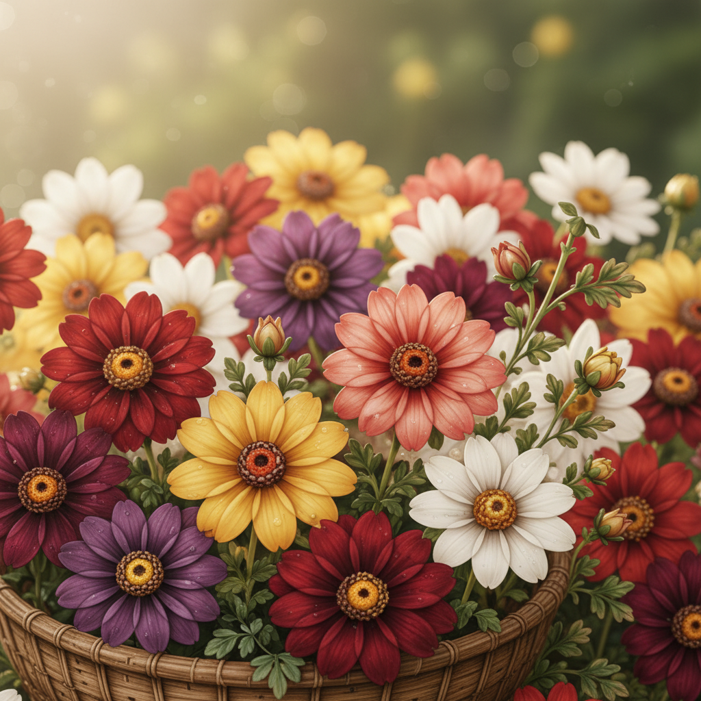 Diamond Field Blooms Dahlia Seeds packet — Close-up photo