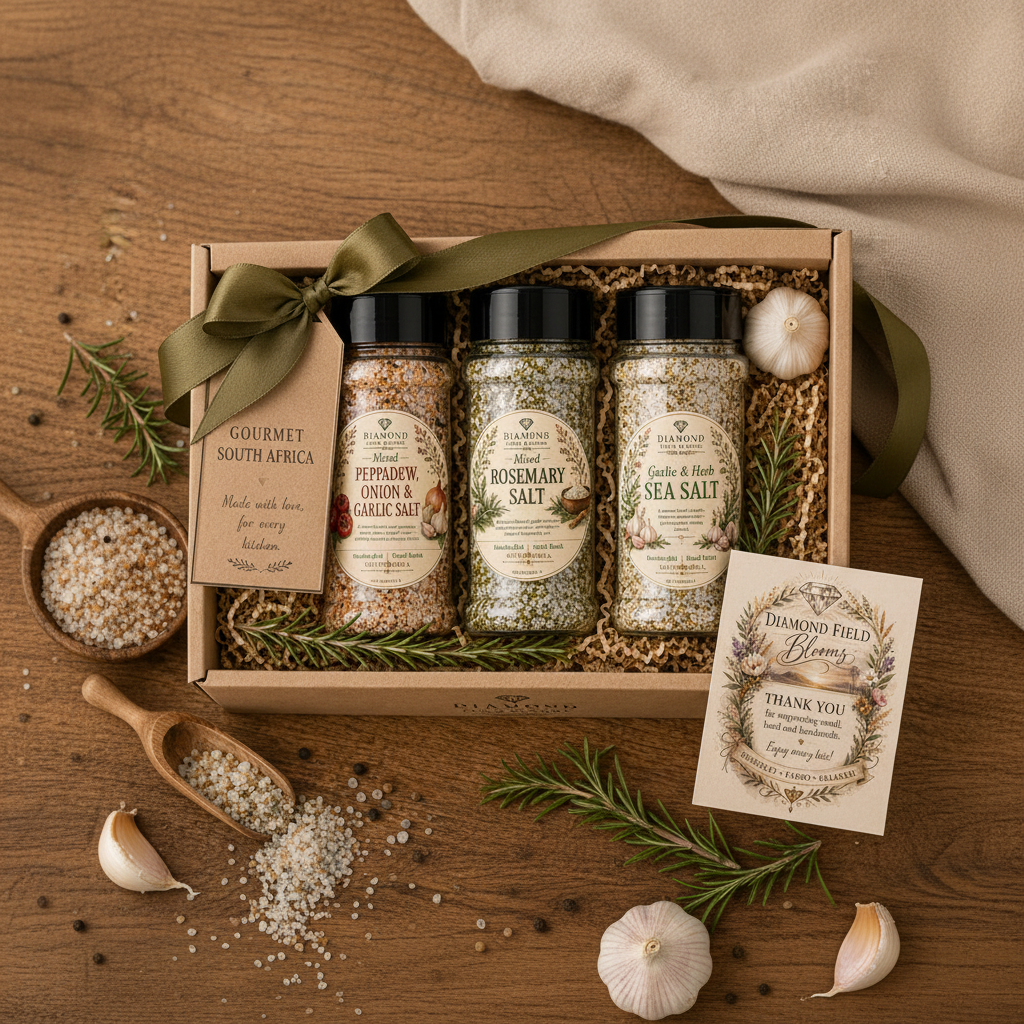 Gourmet Salt Gift Box Flatlay