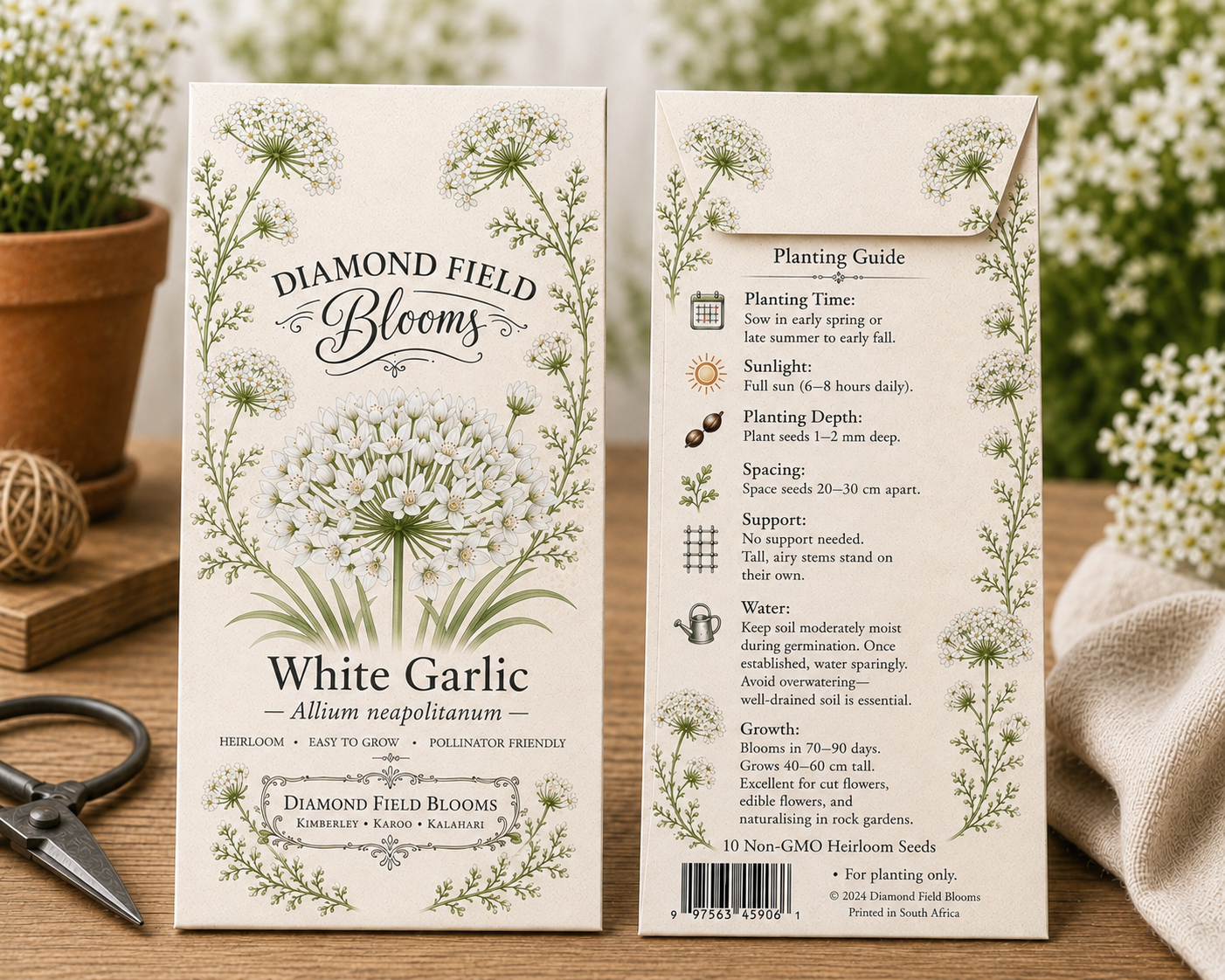 White Garlic Flower seeds