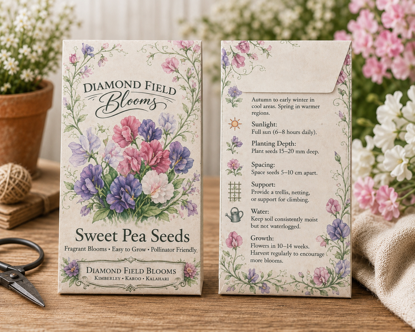 Sweet-pea seeds