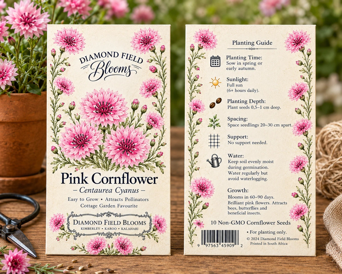 Pink Cornflower Seeds | Cottage Garden Flowers