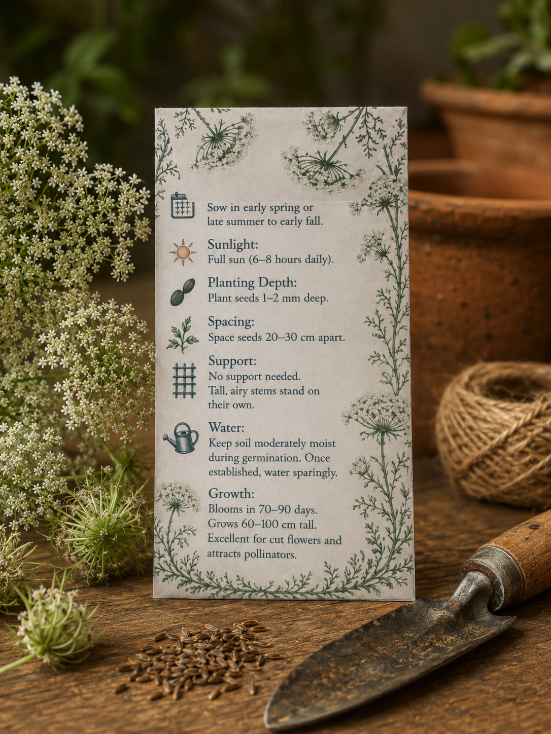 White Queen Anne's Lace seed