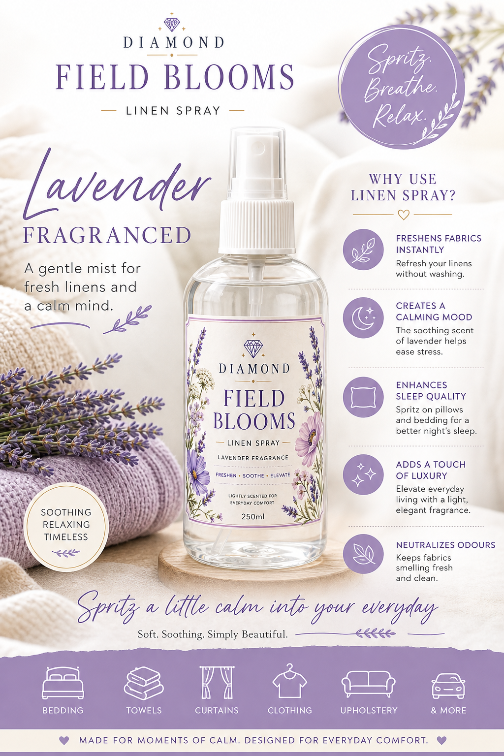 200ml Linen mist