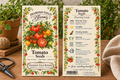 Diamond Field Blooms Mixed Heirloom Tomato Seeds packet, 5g, front view
